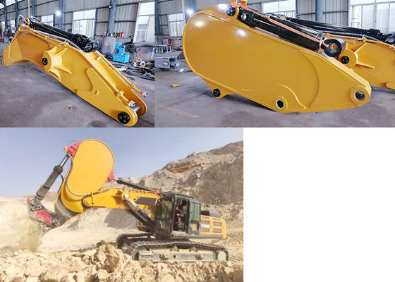 Excavadora de alta eficiência Boom de rocha e braço com estripador para gato Hitachi Komatsu