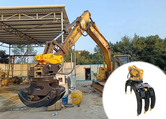 Excavadora de 10 a 35 toneladas Agarra hidráulica para agarrar tronco de pedra