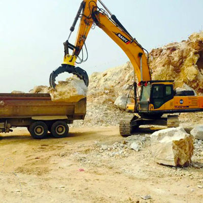 360 graus ângulo de rotação agarrador hidráulico com 2 cilindros Serviços OEM fornecidos