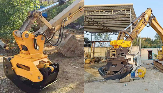 Serviços OEM Fornecidos Garra Hidráulica com Rotação de 360 Graus e 2 Cilindros