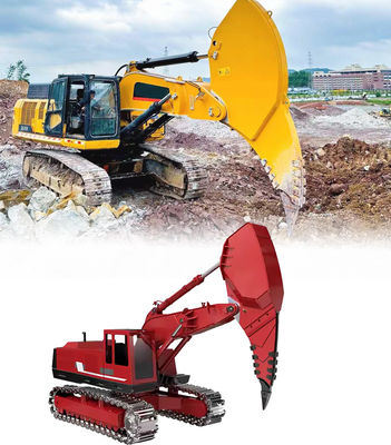 Excavadora de trabalho pesado custom arm Ripper para a escavação eficiente de rochas duras