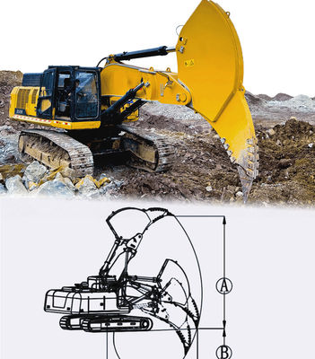 Excavadora Rock Boom Arm Para Potência Máxima em Projetos de Escavação de Rocha