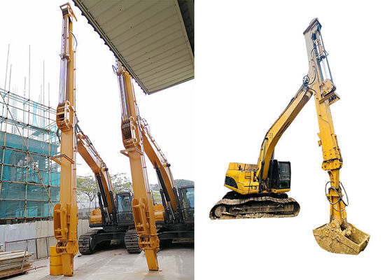 Telescópica Boom Excavator com Grab Clamshell Balde para gato hitachi komatsu