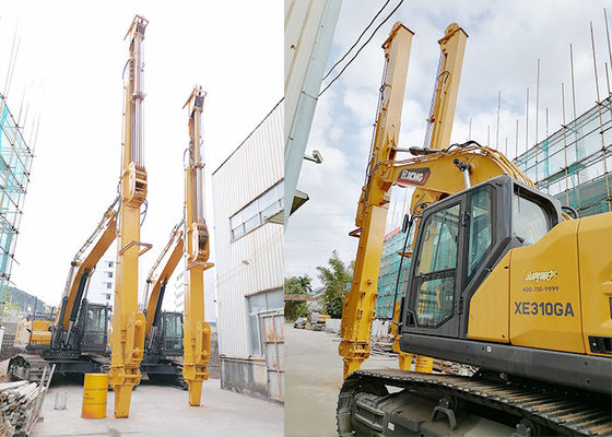 Telescópica Boom Excavator com Grab Clamshell Balde para gato hitachi komatsu
