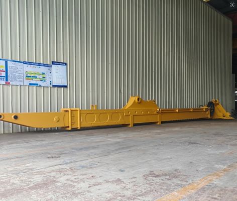 Braço telescópico de longo alcance de duas seções Boom telescópico hidráulico para escavadeira de 6 a 36 toneladas