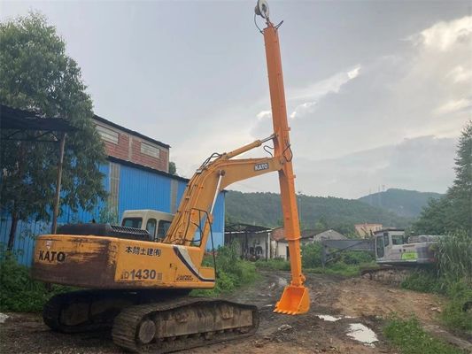 Excavadora Telescópica Boom Telescópica Stick para trabalho de dragagem de porto fluvial