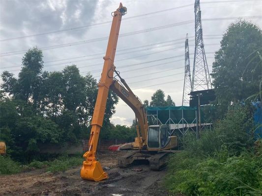 Excavadora Telescópica Boom Telescópica Stick para trabalho de dragagem de porto fluvial
