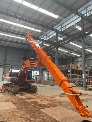 Excavadora Telescópica Boom Telescópica Stick para trabalho de dragagem de porto fluvial