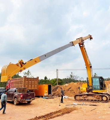 Excavadora reforçada de várias camadas braço telescópico para gato Hitachi Komatsu