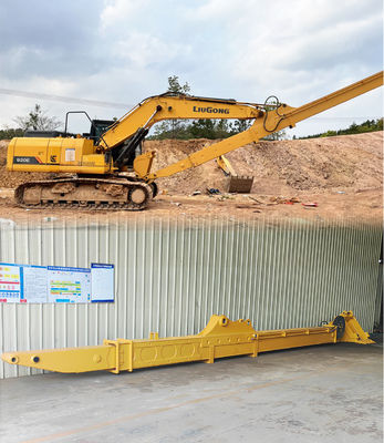 Escavadeira com lança de longo alcance de 25m, braço telescópico de duas seções para venda