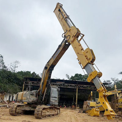 Excavadora telescópica braço excavadora teledipper com balde de concha para gato hitachi