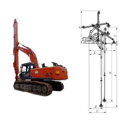 Telescópica Dipper Brace Use BS900E Melhor Soldar fio de longo alcance