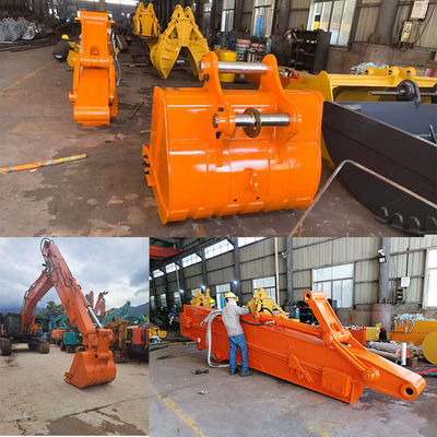 Cat Hitachi Komatsu Sany Excavadora Telescópica Adequada Com Balde Q355B E Melhor Soldadura