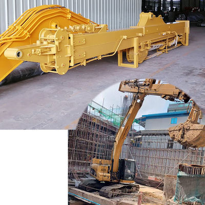 Excavadora Telescópica Braço Boom Com Clamshell Bucket Grapple Para Escavação de Silt