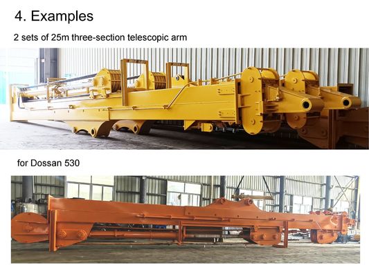 Excavadora telescópica BS900E Corda de arame com soldagem de anexos personalizados