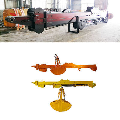 Excavadora ajustável Clamshell Telescópica Boom para agarrar solo de areia