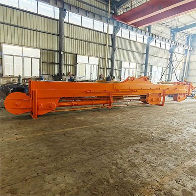 Excavadora Clamshell Braço telescópico com dentes para agarrar solo de areia