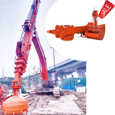 Excavadora telescópica com balde para gatos Hitachi