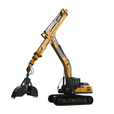 Escavadeira Telescópica com Balde Bivalve para Cat Volvo Hitachi