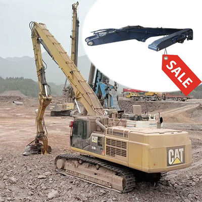 Escavadeira Cat 395 com Bate-Estacas e Martelo de Estacas Q690D