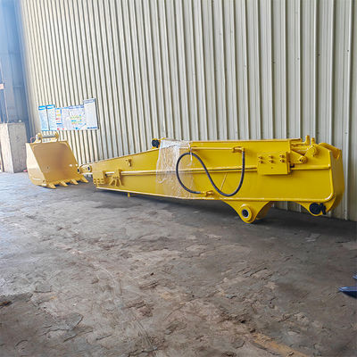 ZH OEM Customizado Q355B 8M 10M 11M 12M Excavadora de longo alcance Braço de longo alcance Excavadora Boom Excavadora braço deslizante para dragagem e limpeza de rios