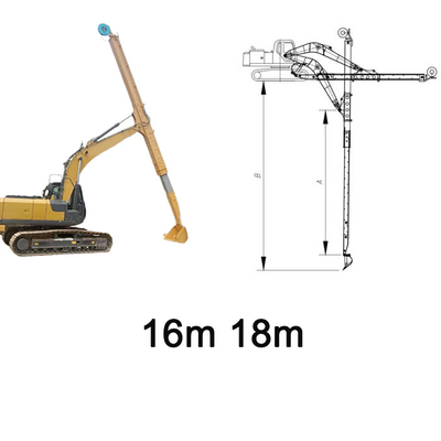 Escavadeira Telescópica Hidráulica Escavadeira Telescópica Braço Telescópico
