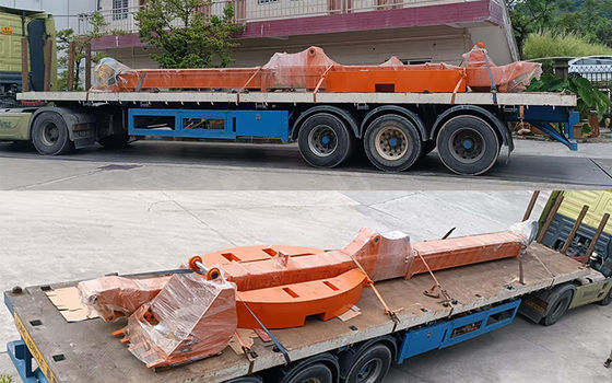 Excavadora Long Reach Stick Boom e braço 14m 16m 18m