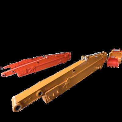 ZH OEM Customizado Q355B 8M 10M 11M 12M Excavadora de longo alcance Braço de longo alcance Excavadora Boom Excavadora braço deslizante para dragagem e limpeza de rios