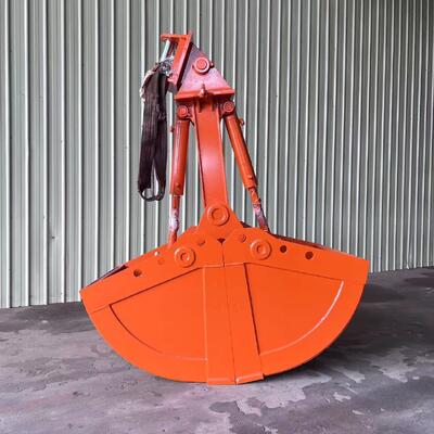 Acessórios da escavadeira 1-1.5cbm Clamshell Grab Bucket, Shell Bucket, Hydraulic Clamshell Excavator Bucket para escavadeira de 20-30t