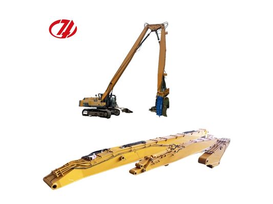 Braço e lança de demolição de longo alcance para escavadeira de 16m, braço de demolição para escavadeira de 20-25T