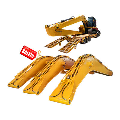 Bi-seção Boom de longo alcance e braço personalizado para escavadeira de 20-30 toneladas comprimento de trabalho 12-18m