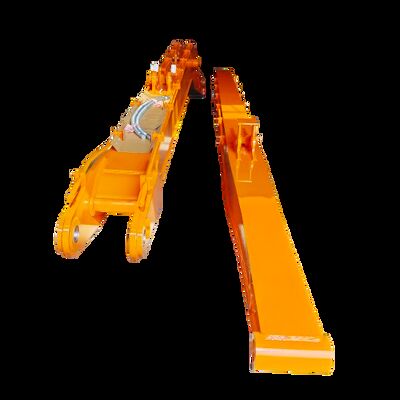 Braço e lança de longo alcance para escavadeiras de 25-55 toneladas, 17-22m Peças de máquinas de construção de alta qualidade