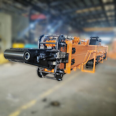 Solução de escavadeira de longo alcance com braço telescópico de trincheira profunda e classificação de inclinação