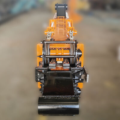 Excavator Telescopic Arm with Clamshell Bucket 2cbm