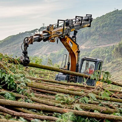 Braço Telescópico de 20 Ton 30 Ton Braço de Lança Telescópica Garra para Árvore