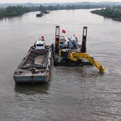 Excavadora de braço comprido